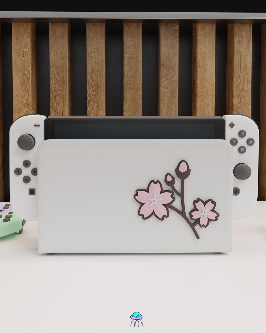 Sakura Flower Cover for Nintendo Switch – Original Faceplate Design