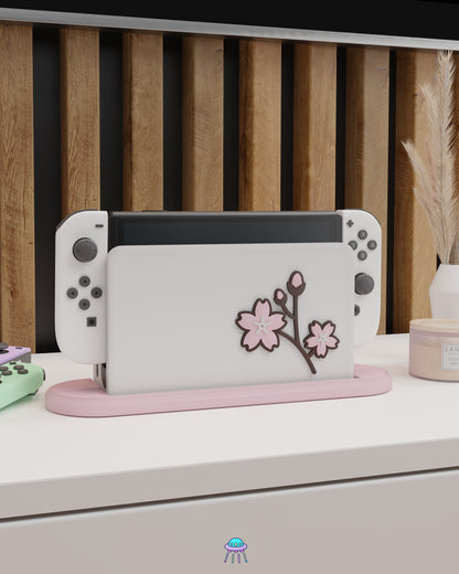 Sakura Flower Cover for Nintendo Switch – Original Faceplate Design