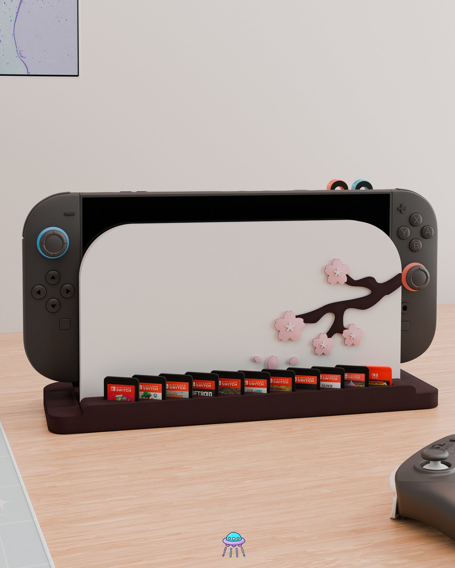 Sakura Tree Dock Cover for Nintendo Switch 2 – Original Faceplate Design
