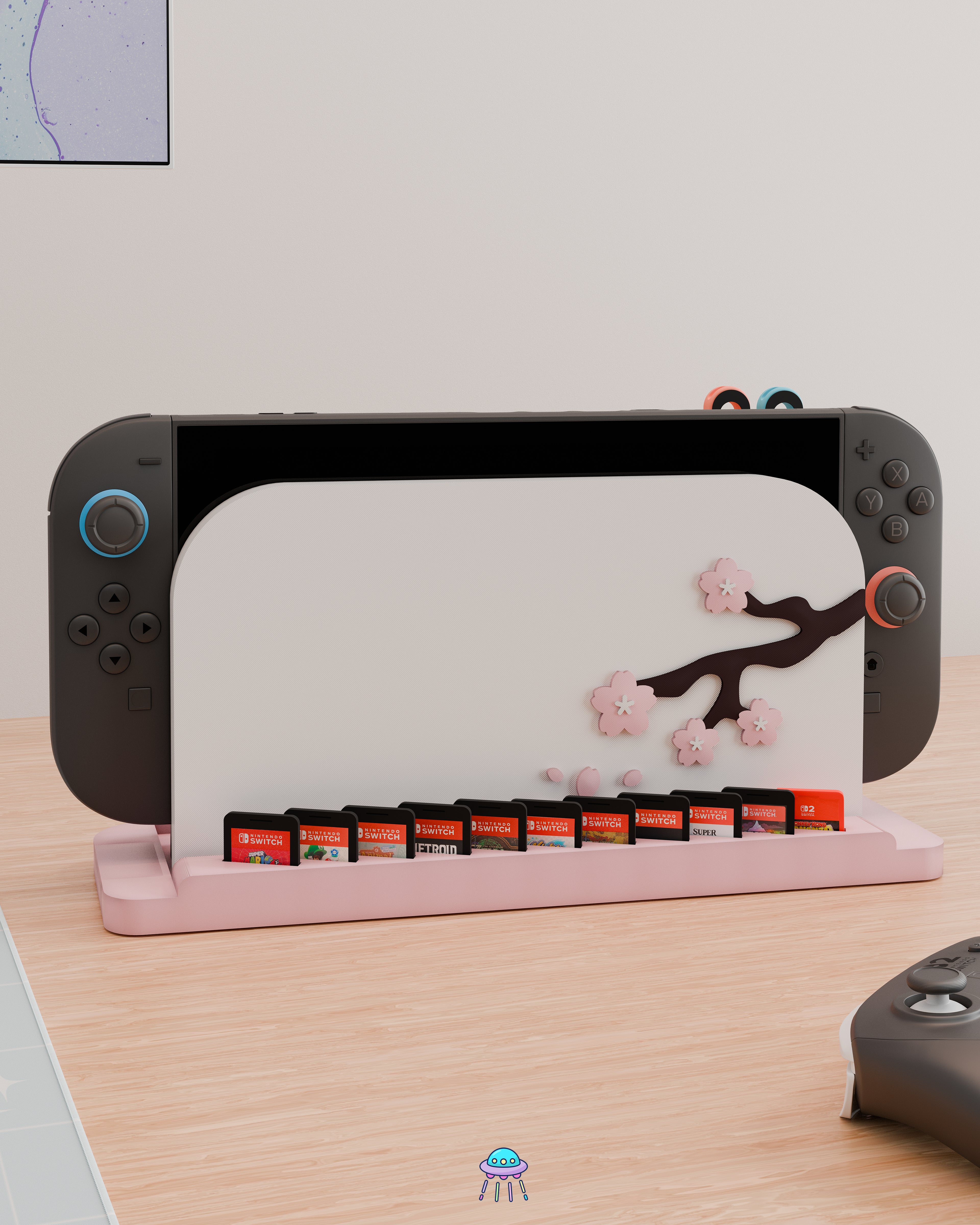 Sakura Tree Dock Cover for Nintendo Switch 2 – Original Faceplate Design