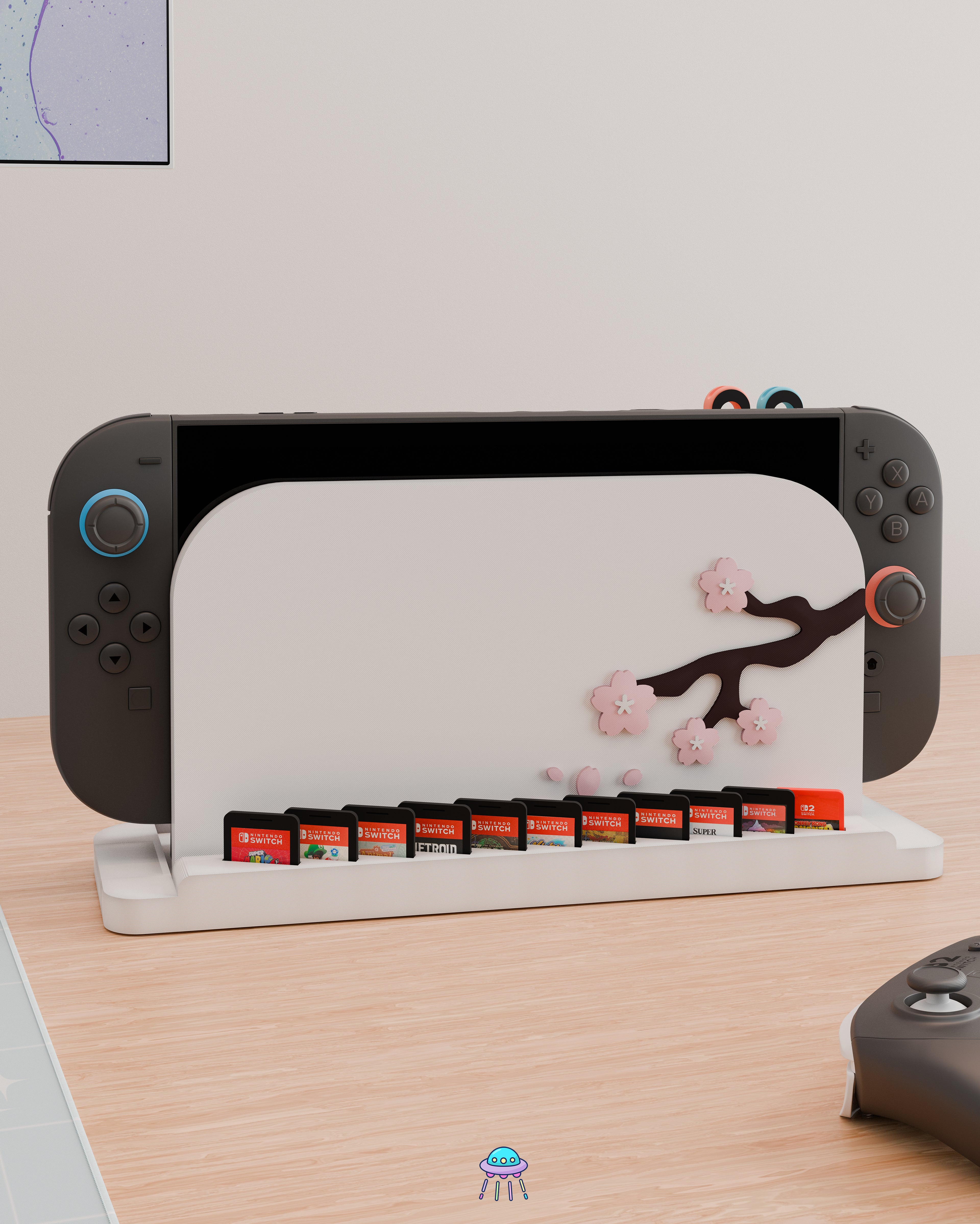 Sakura Tree Dock Cover for Nintendo Switch 2 – Original Faceplate Design