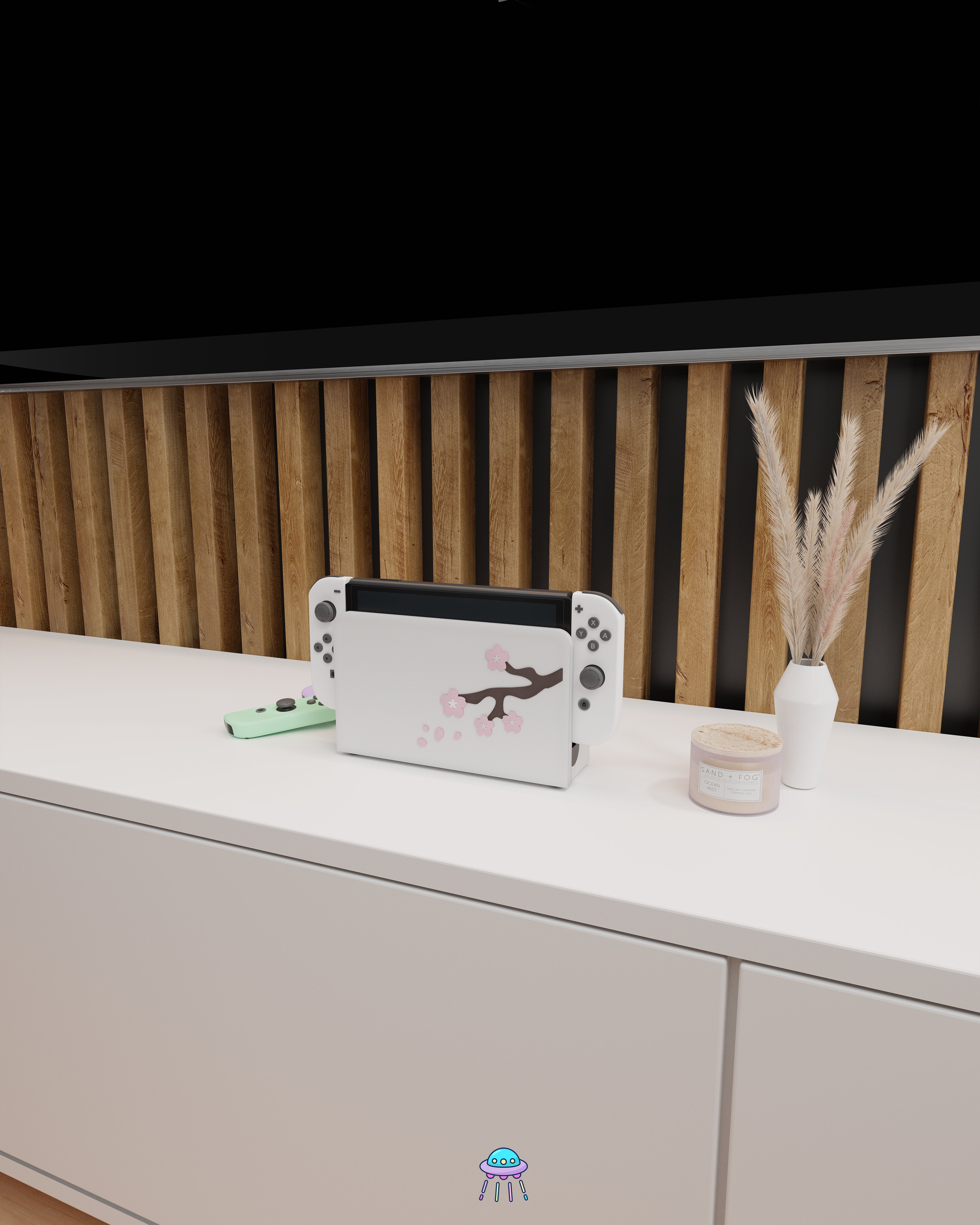 Sakura Tree Cover for Nintendo Switch – Original Faceplate Design