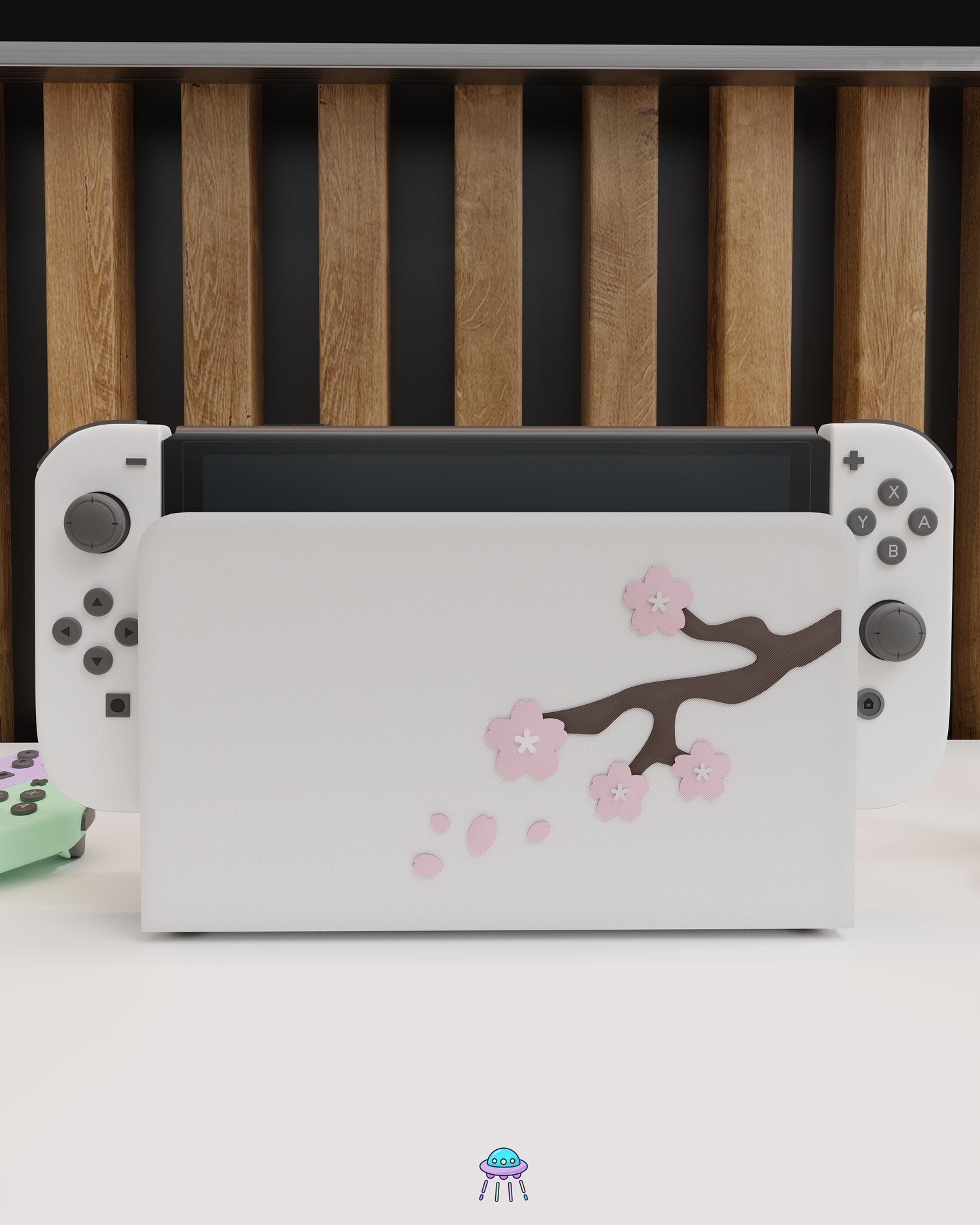 Sakura Tree Cover for Nintendo Switch – Original Faceplate Design