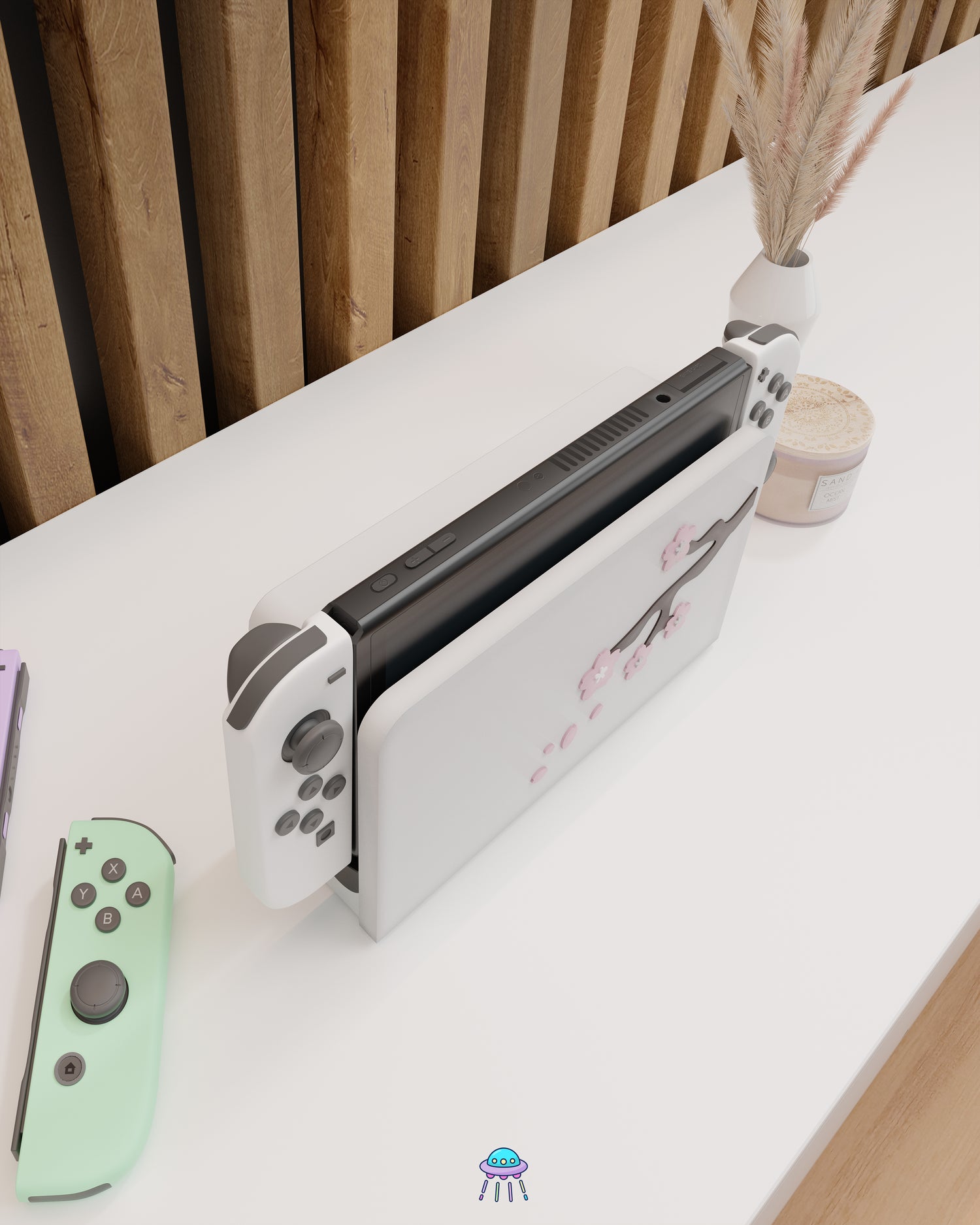 Sakura Tree Cover for Nintendo Switch – Original Faceplate Design