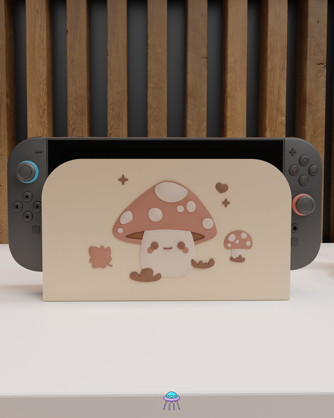 Little Toadstool Dock Cover for Nintendo Switch 2 – Original Faceplate Design