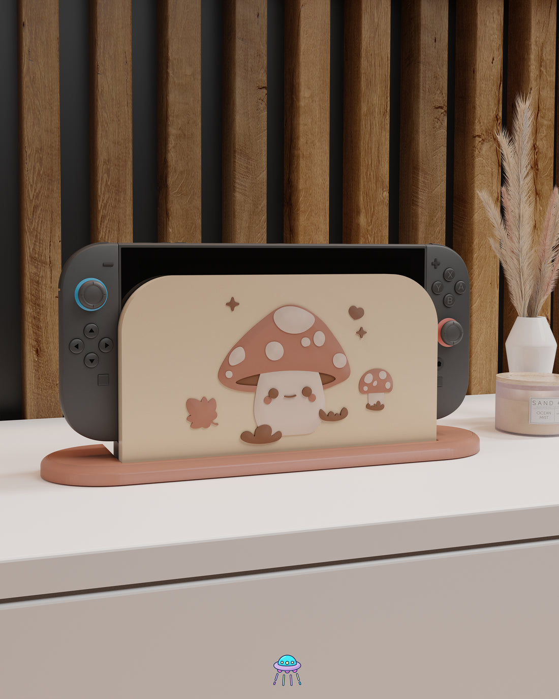 Little Toadstool Dock Cover for Nintendo Switch 2 – Original Faceplate Design