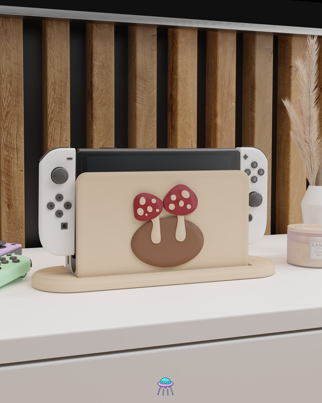 Shroomy Dock Cover for Nintendo Switch – Original Faceplate Design