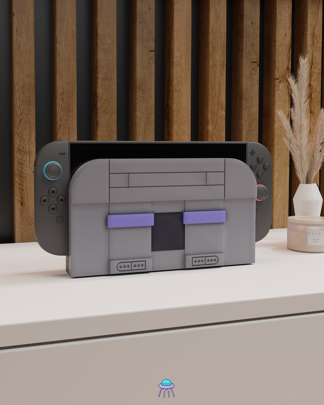 Super Entertainment Dock Cover for Nintendo Switch 2 – Original Faceplate Design