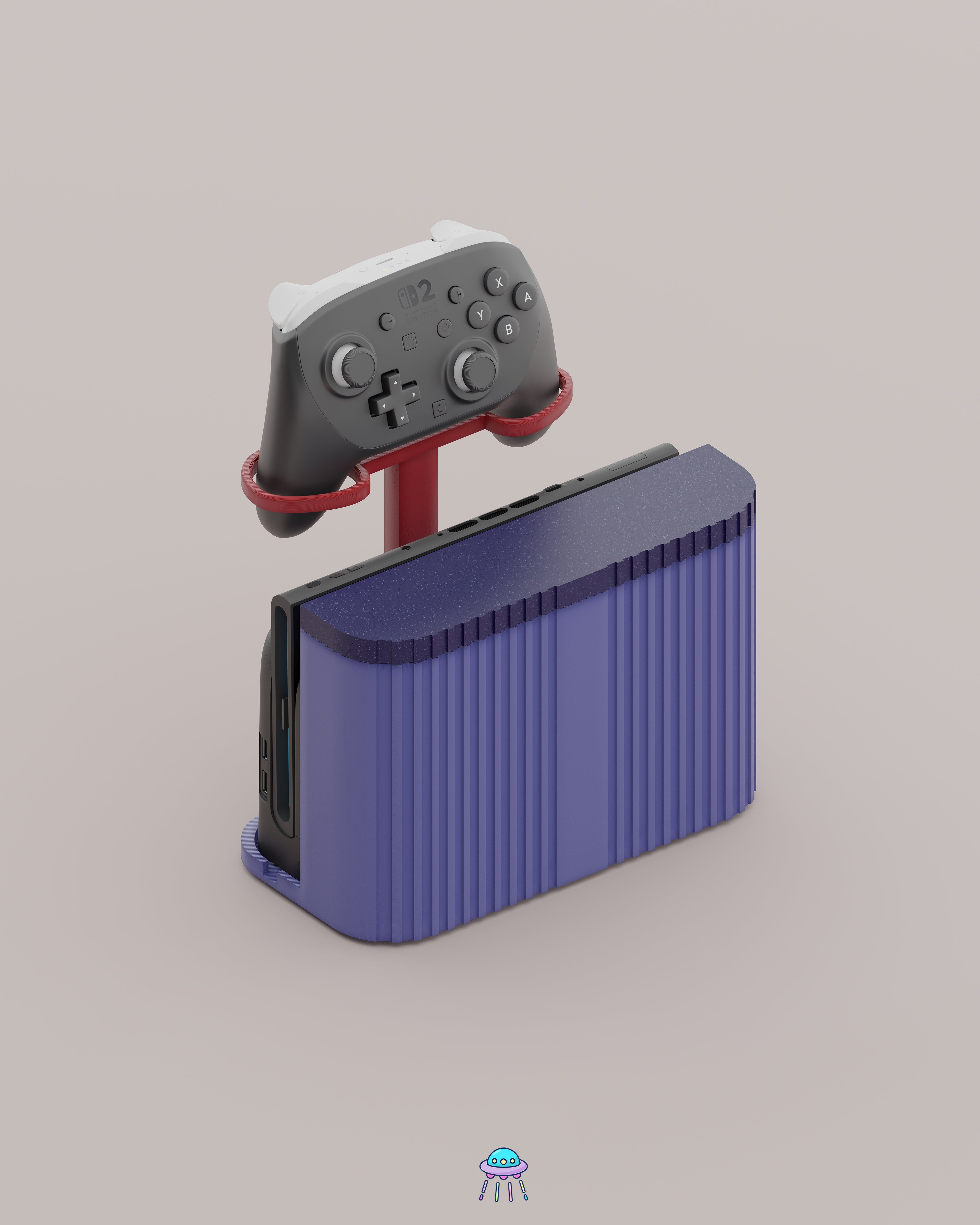 Docki - Nintendo Switch 2 Dock Cover With Storage