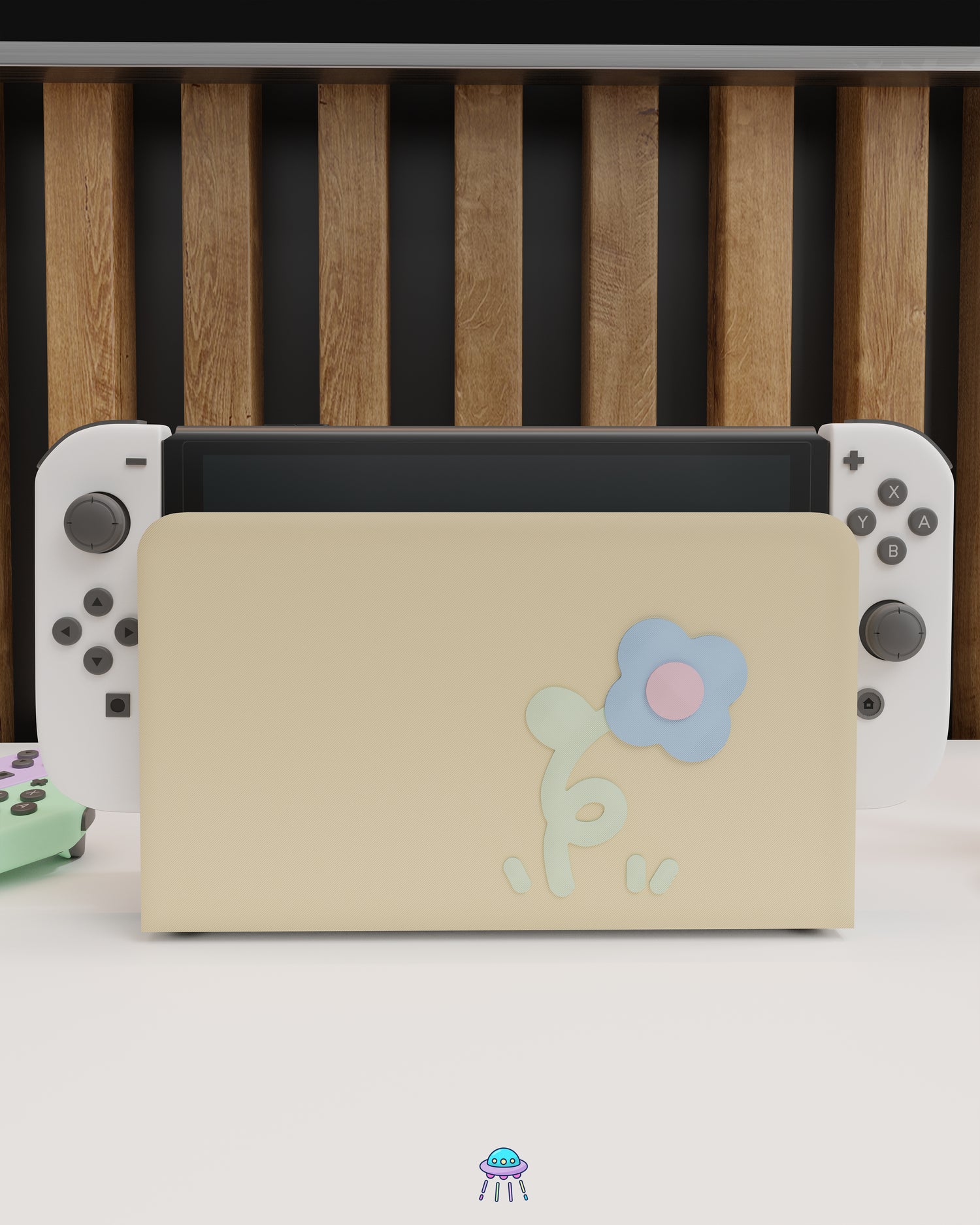 Spiral Sprout Dock Cover for Nintendo Switch – Original Faceplate Design