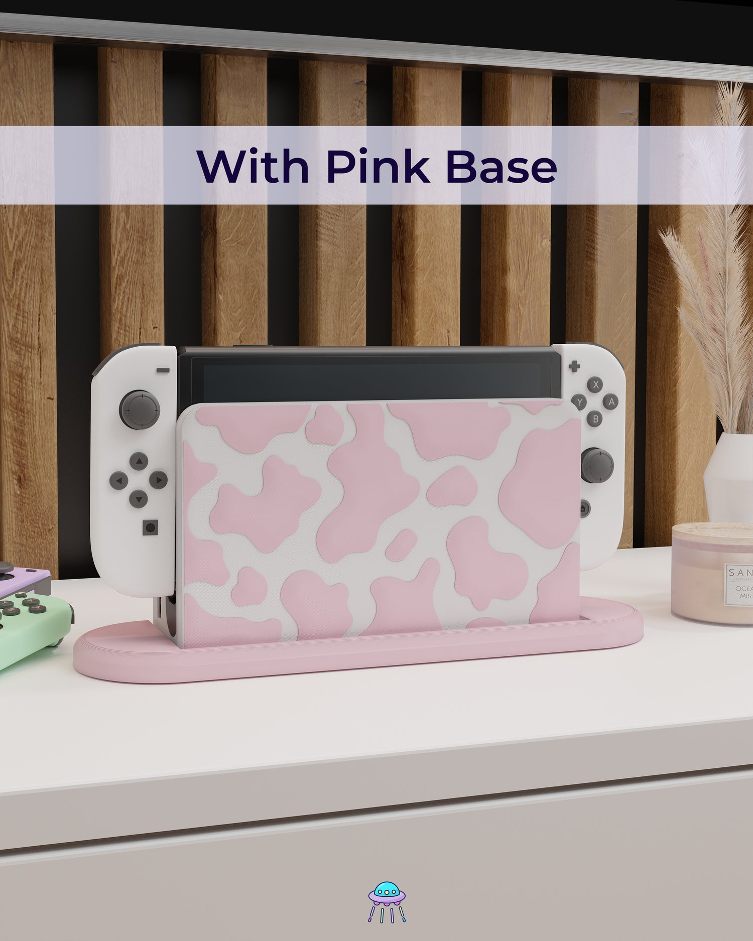 Strawberry Cow Nintendo Switch Faceplate - In Stock