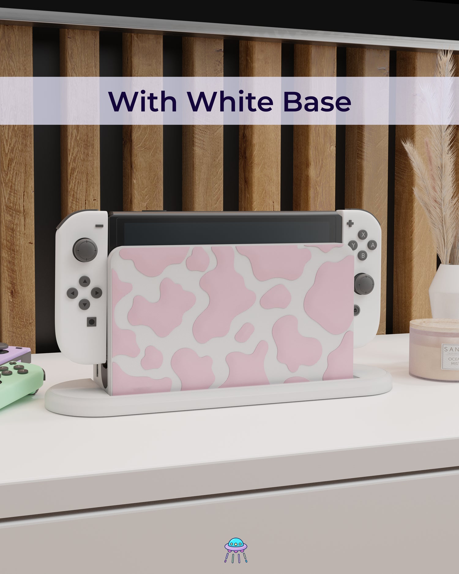 Strawberry Cow Nintendo Switch Faceplate - In Stock