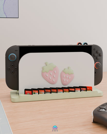 Strawberry Dock Cover for Nintendo Switch 2 – Original Faceplate Design