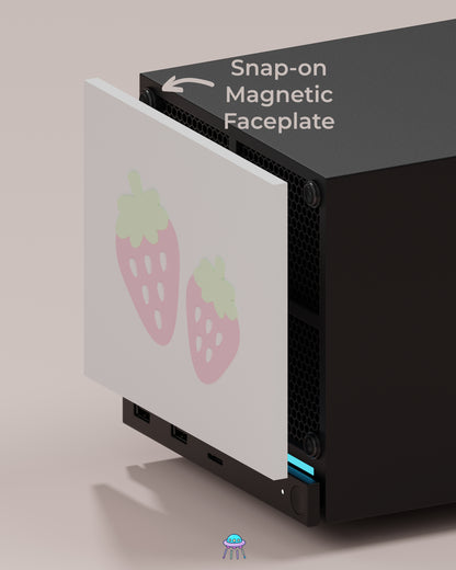 Strawberry Valve Steam Machine Faceplate / Face Cover - In Stock