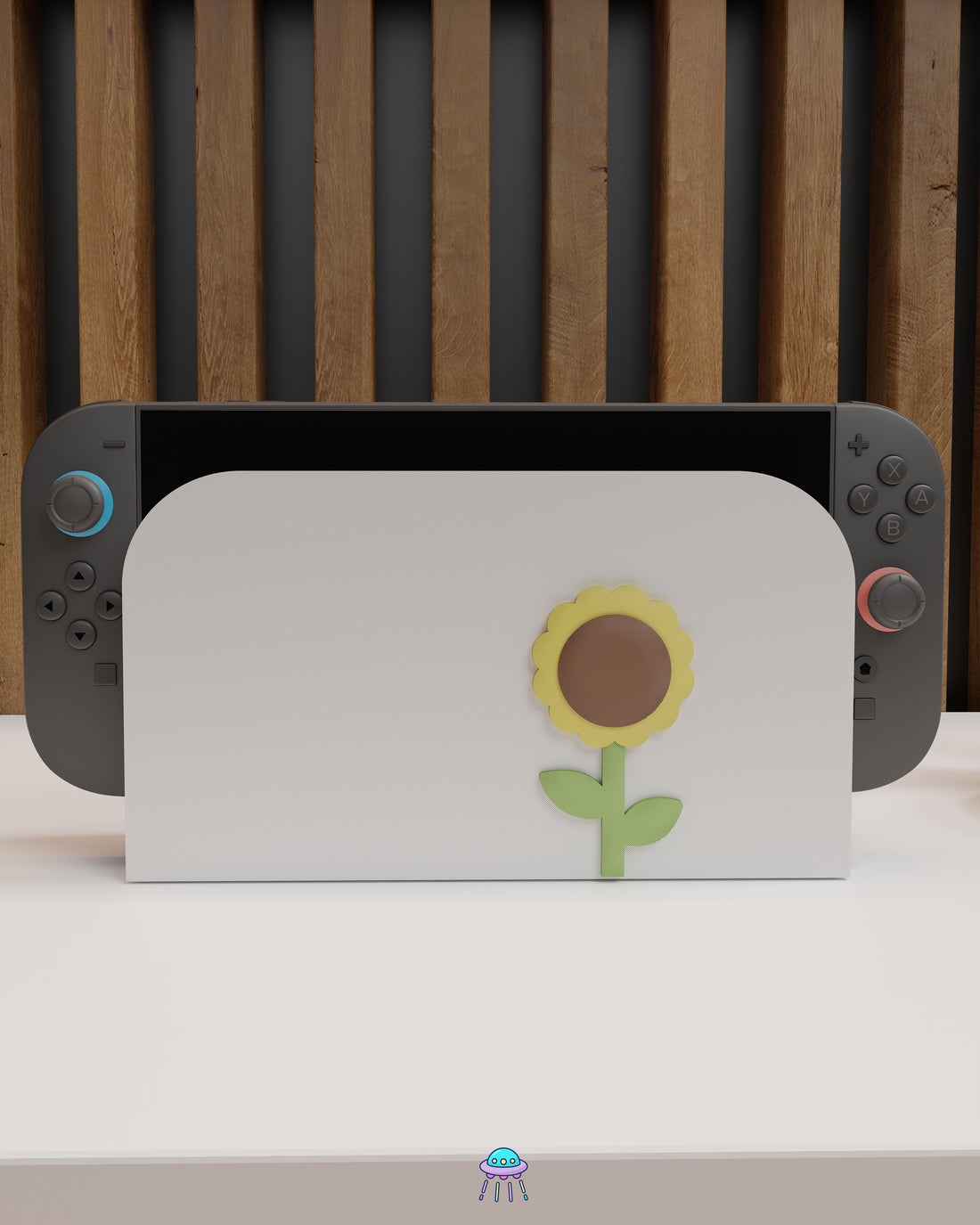 Sunflower Dock Cover for Nintendo Switch 2 – Original Faceplate Design