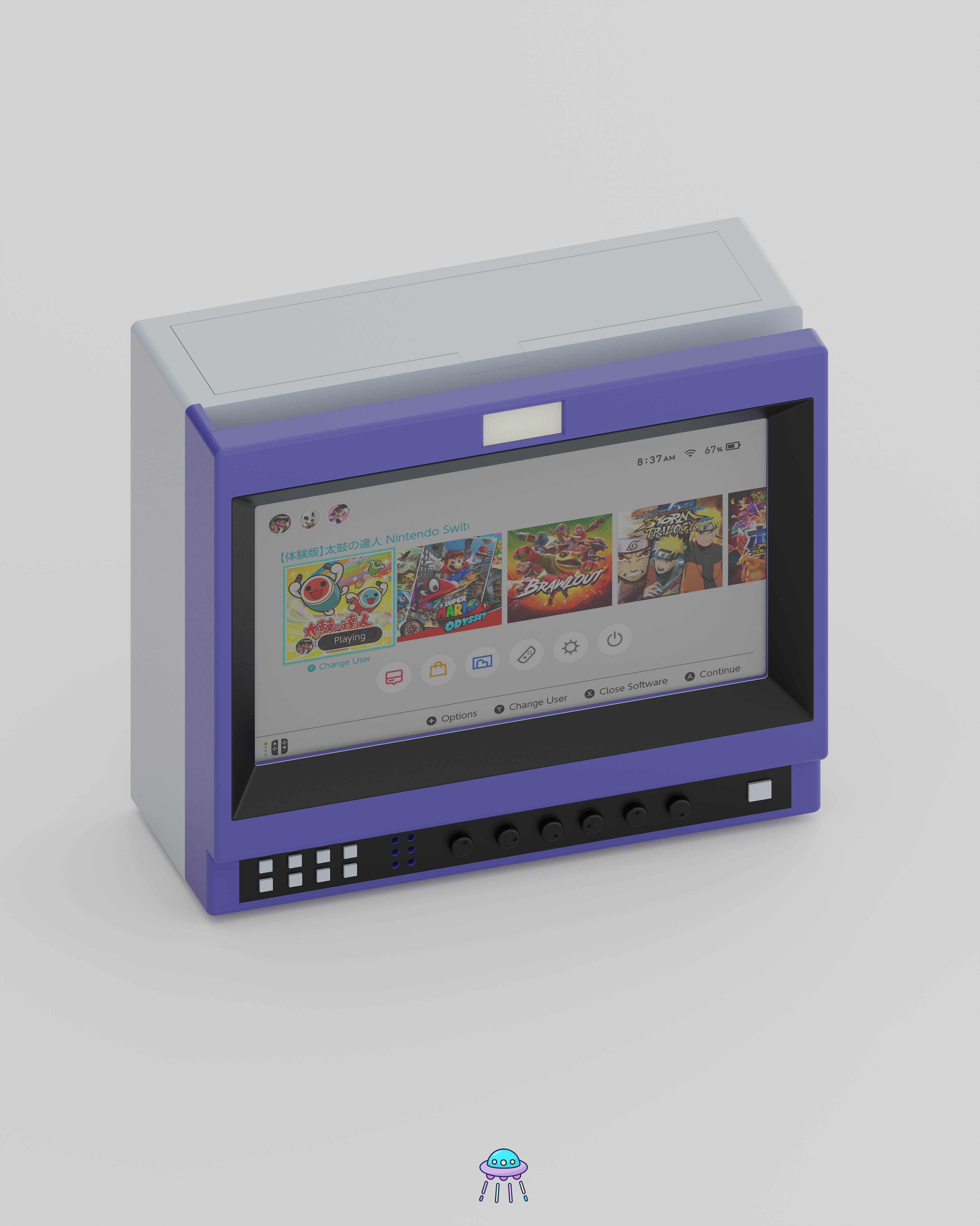 Retro Nintendo Switch 2 Stand