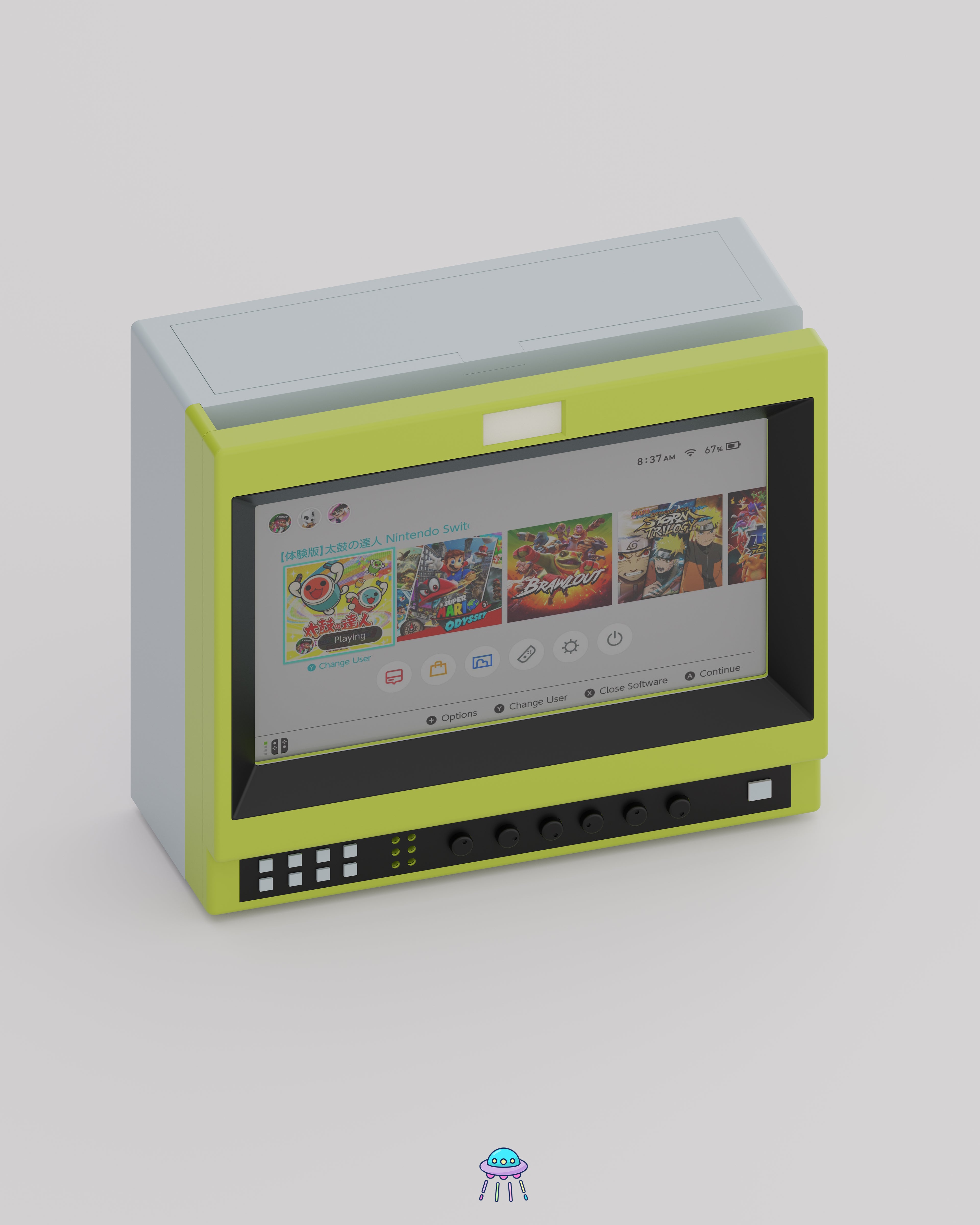 Retro Nintendo Switch 2 Stand