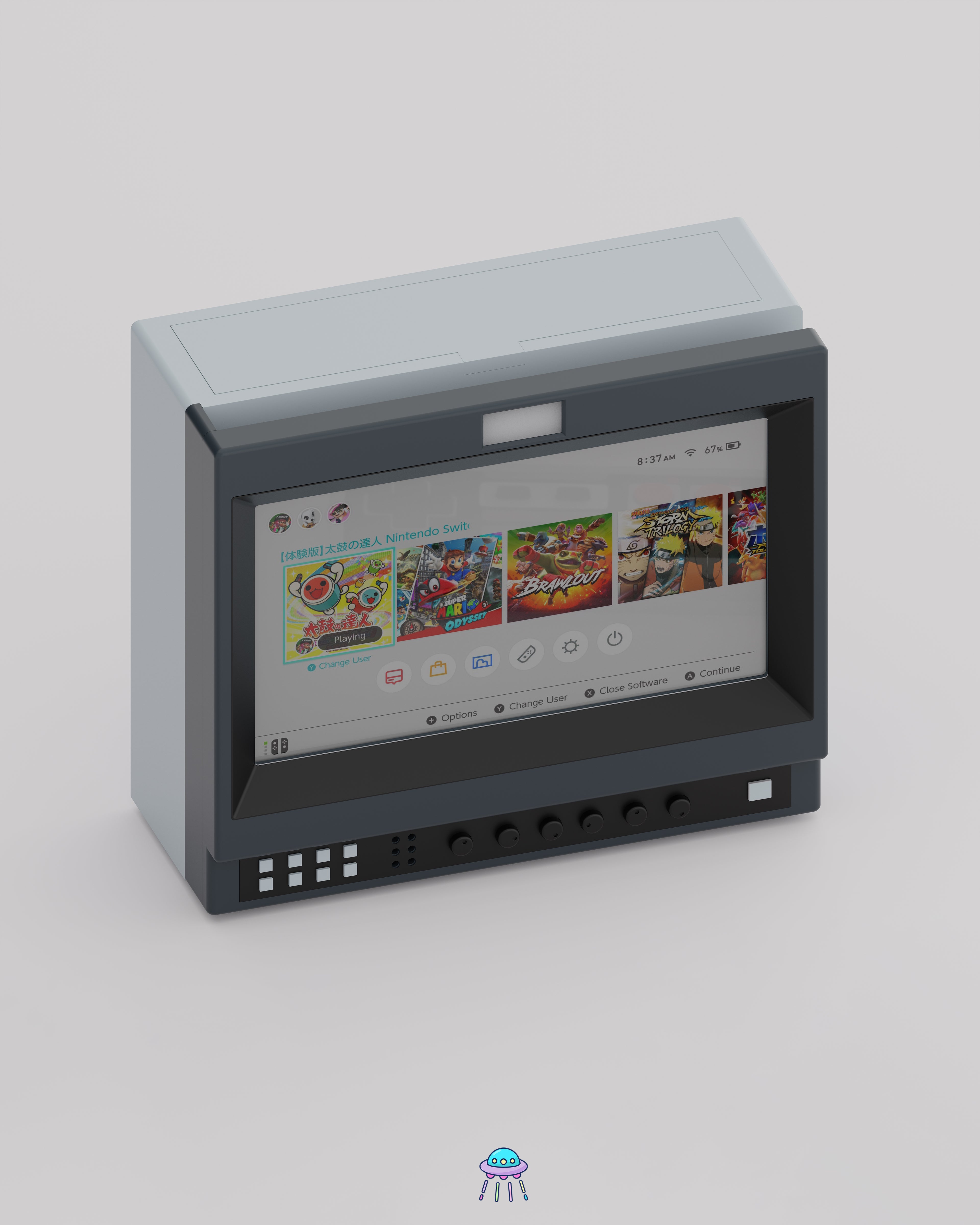 Retro Nintendo Switch 2 Stand