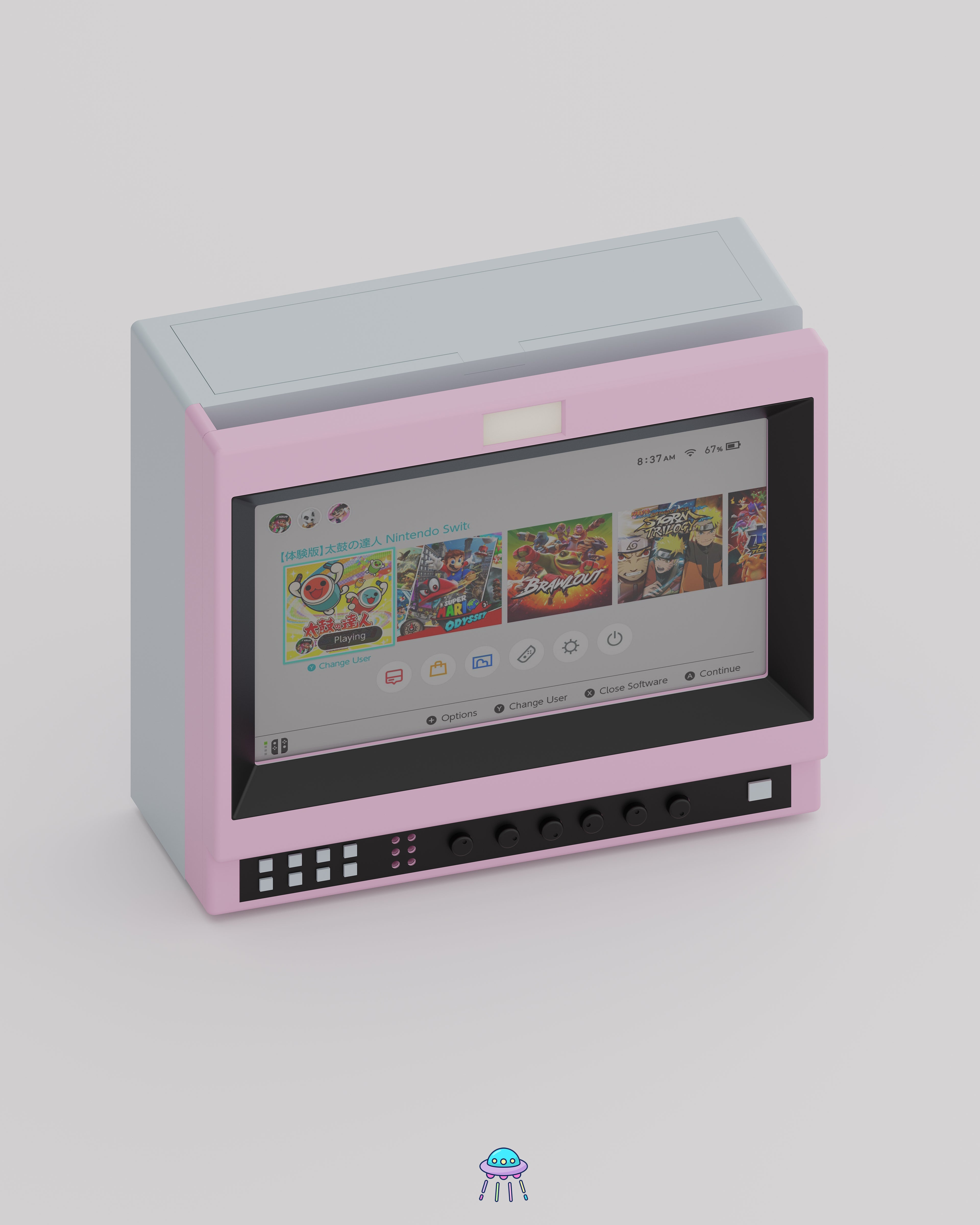 Retro Nintendo Switch 2 Stand