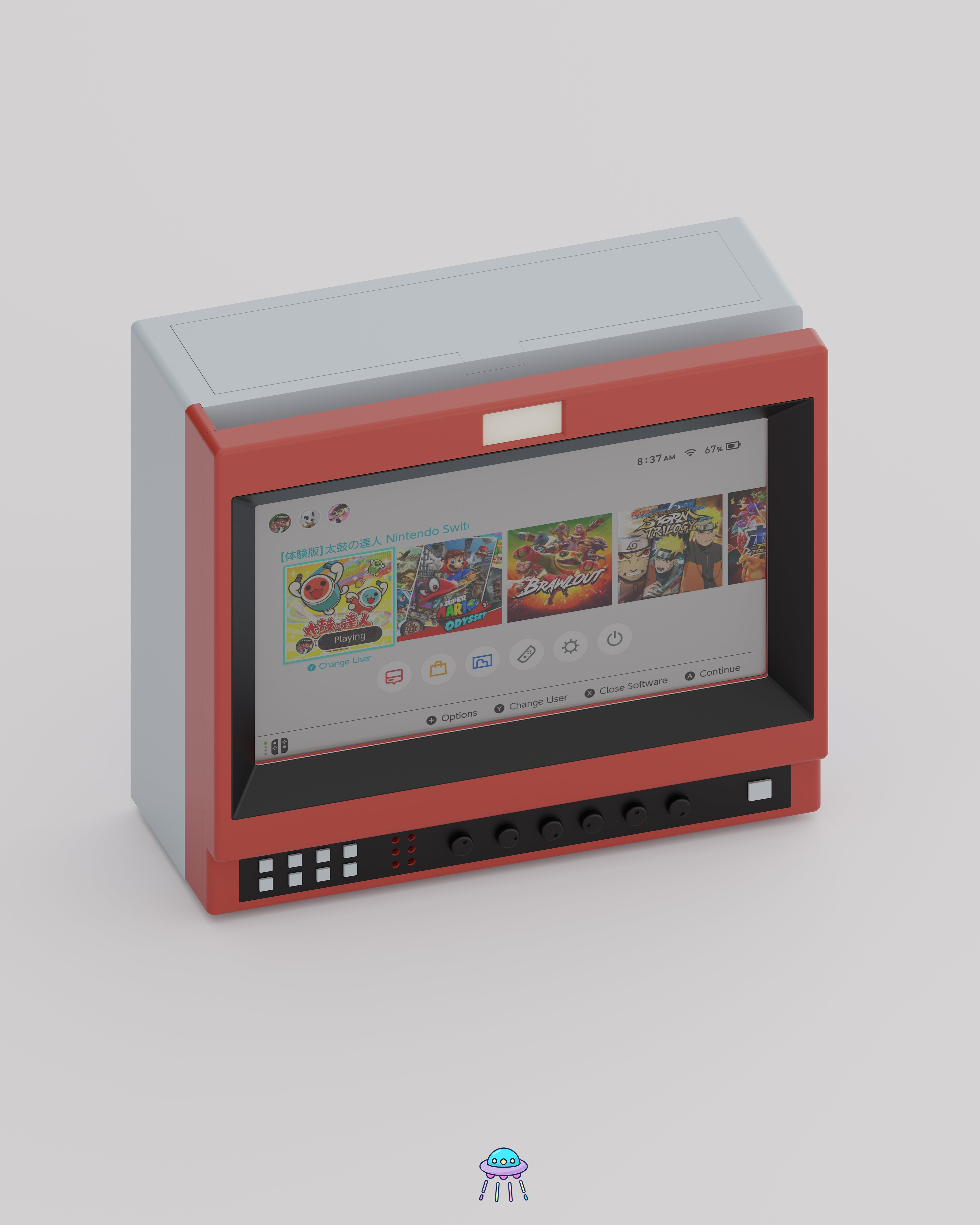 Retro Nintendo Switch 2 Stand