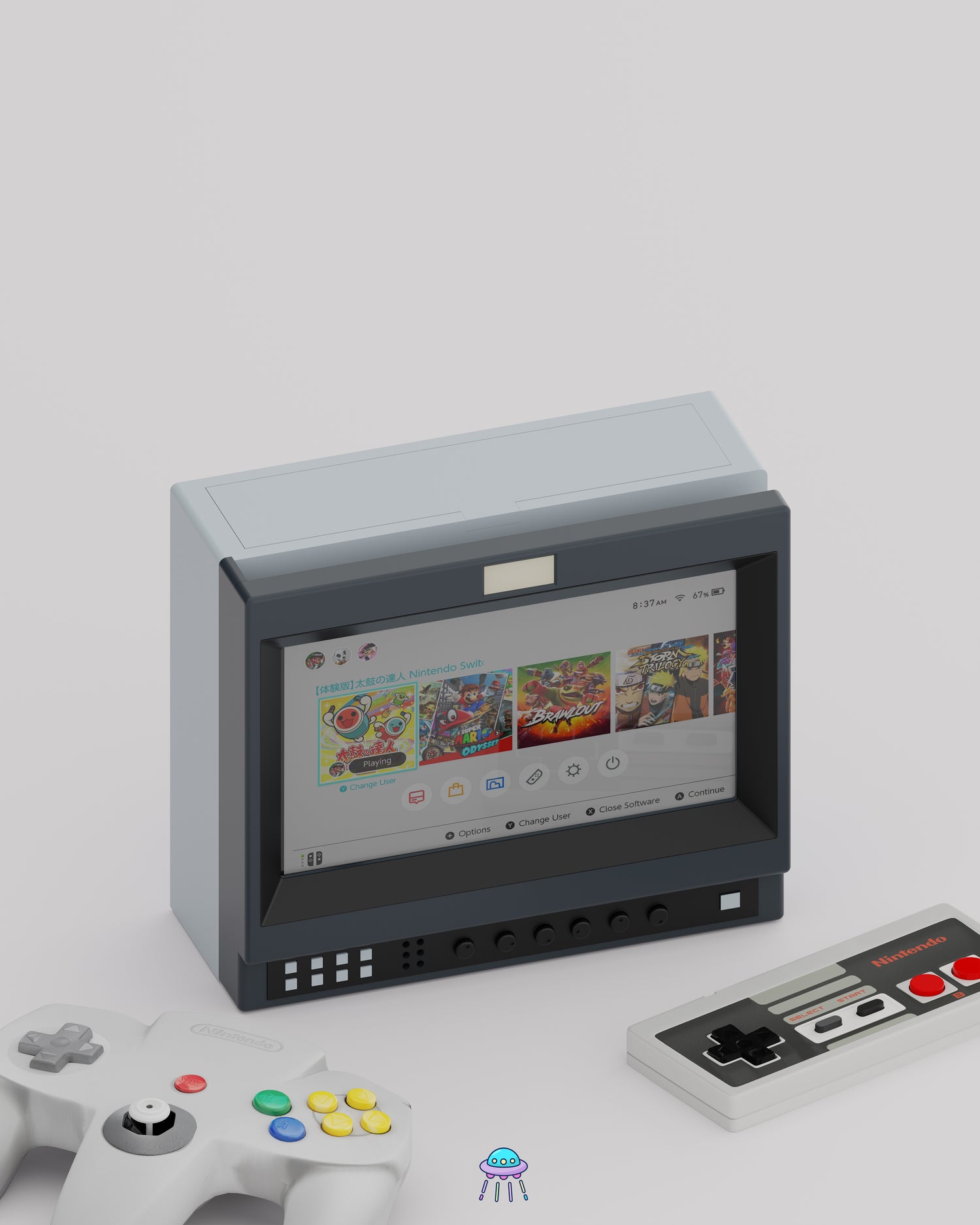 SVM - Retro Nintendo Switch 2 Stand