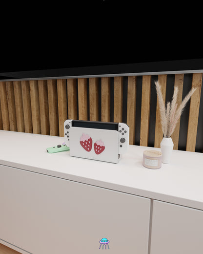 Sweet Strawberry Cover for Nintendo Switch – Original Faceplate Design
