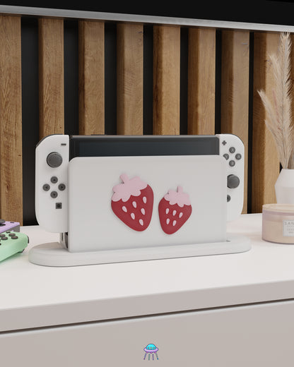 Sweet Strawberry Cover for Nintendo Switch – Original Faceplate Design