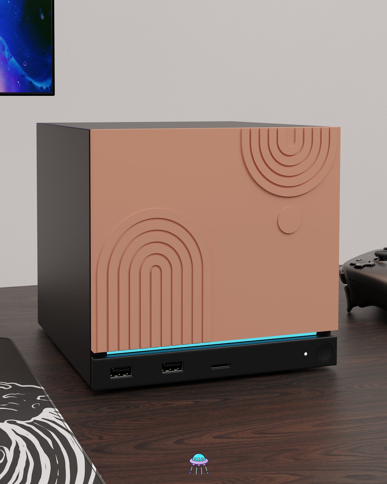 Abstract Valve Steam Machine Faceplate / Face Cover - In Stock