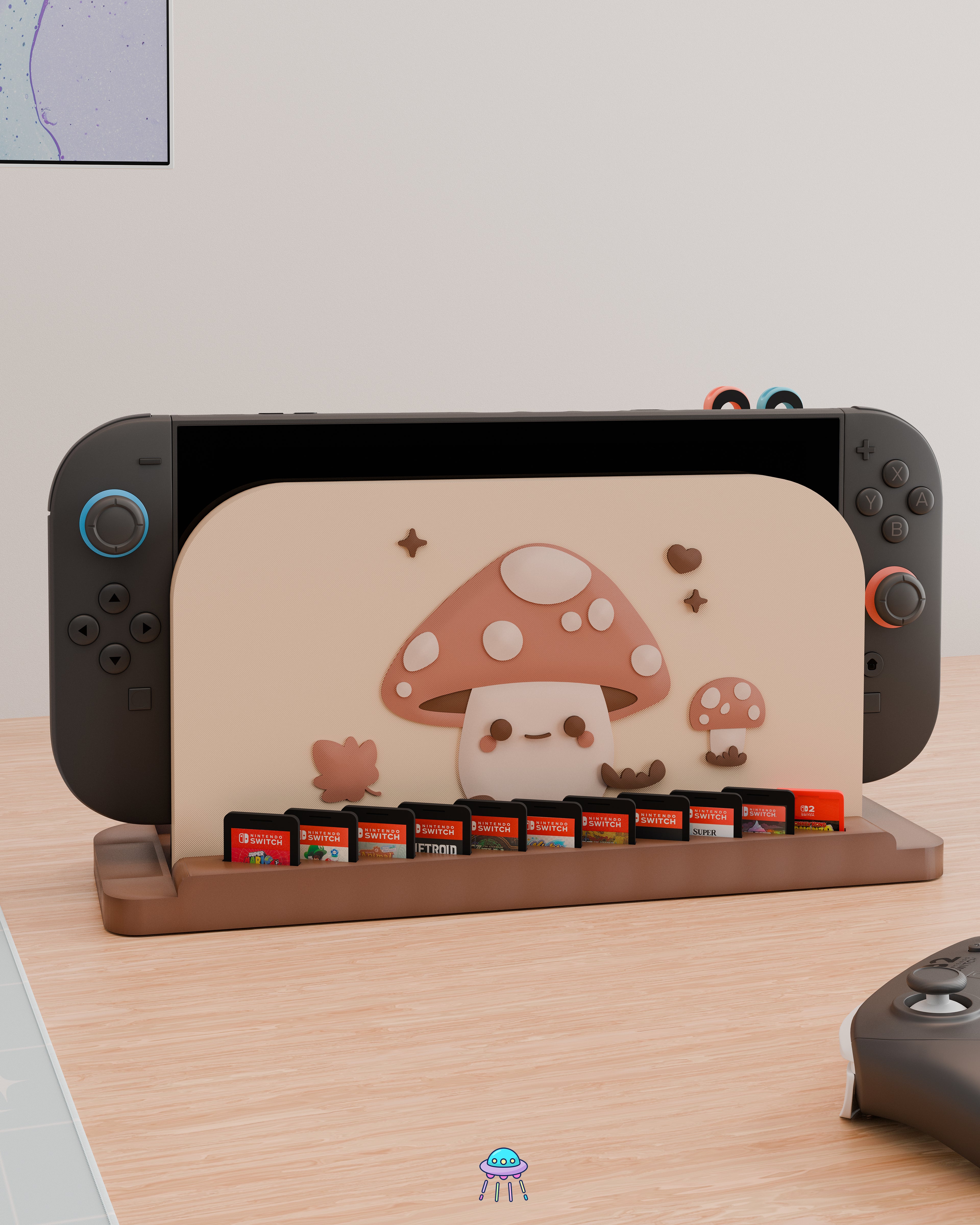 Little Toadstool Dock Cover for Nintendo Switch 2 – Original Faceplate Design