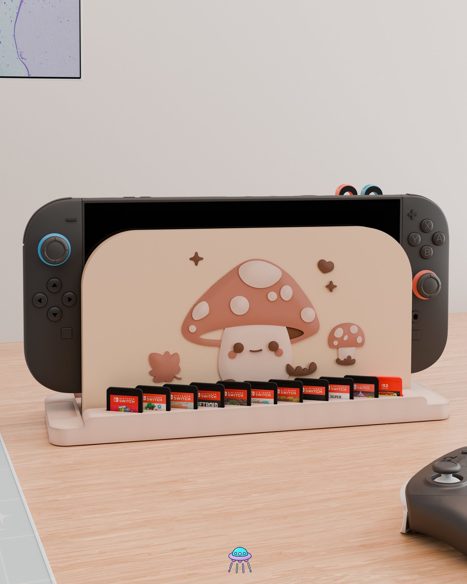 Little Toadstool Dock Cover for Nintendo Switch 2 – Original Faceplate Design
