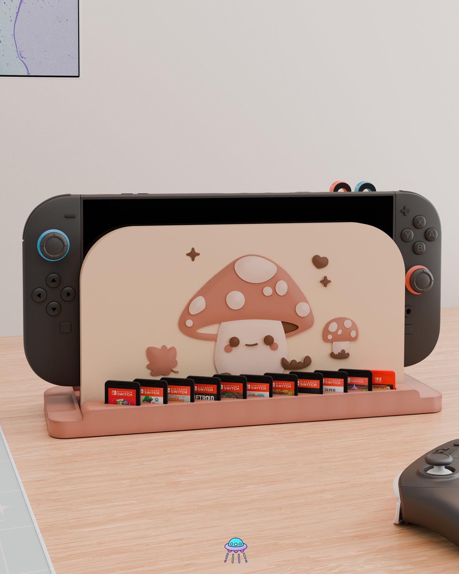 Little Toadstool Dock Cover for Nintendo Switch 2 – Original Faceplate Design