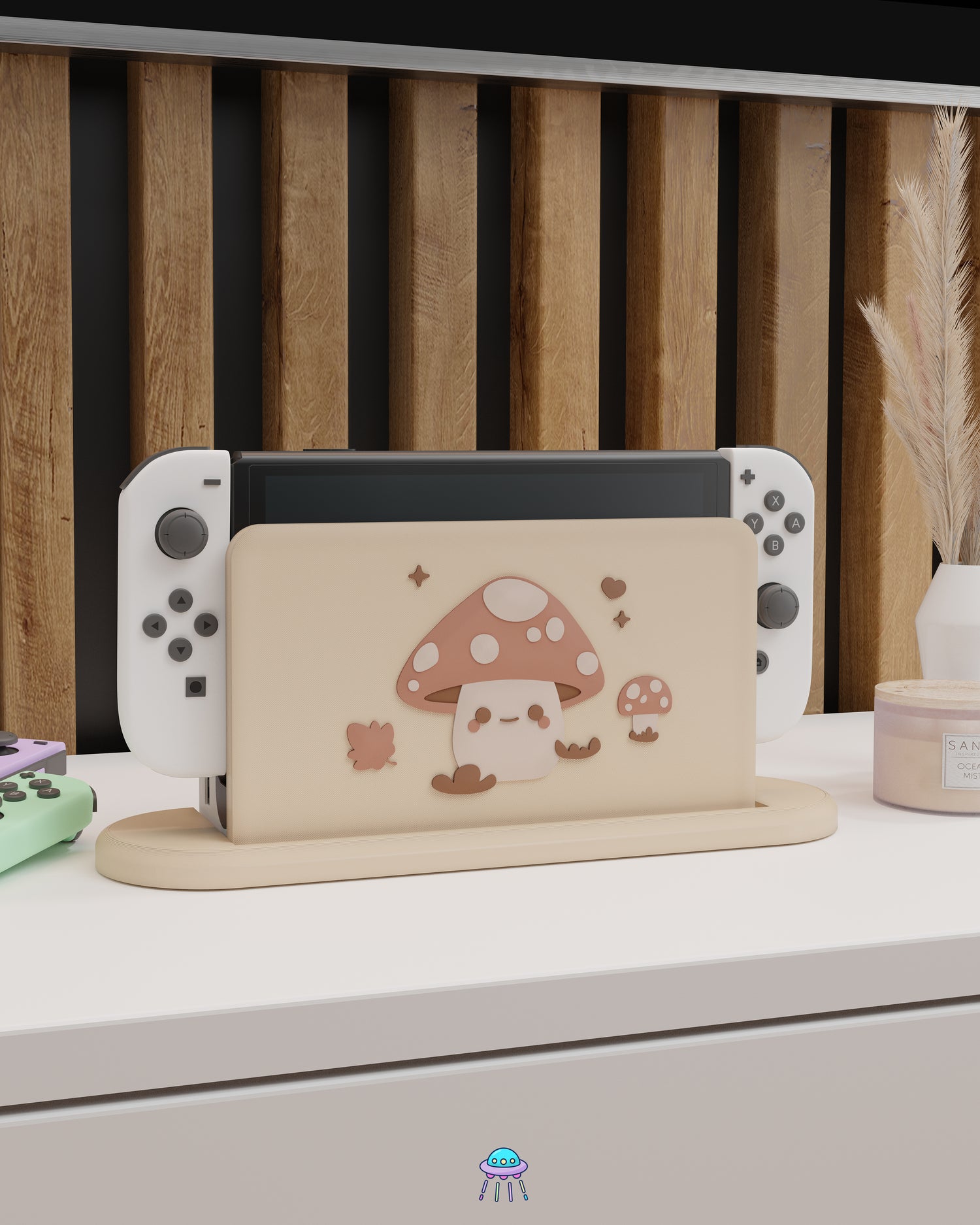 Little Toadstool Cover for Nintendo Switch – Original Faceplate Design