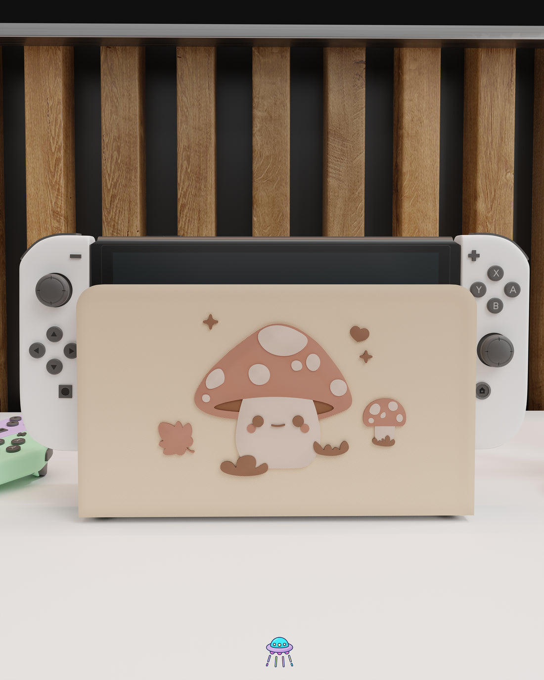 Little Toadstool Cover for Nintendo Switch – Original Faceplate Design