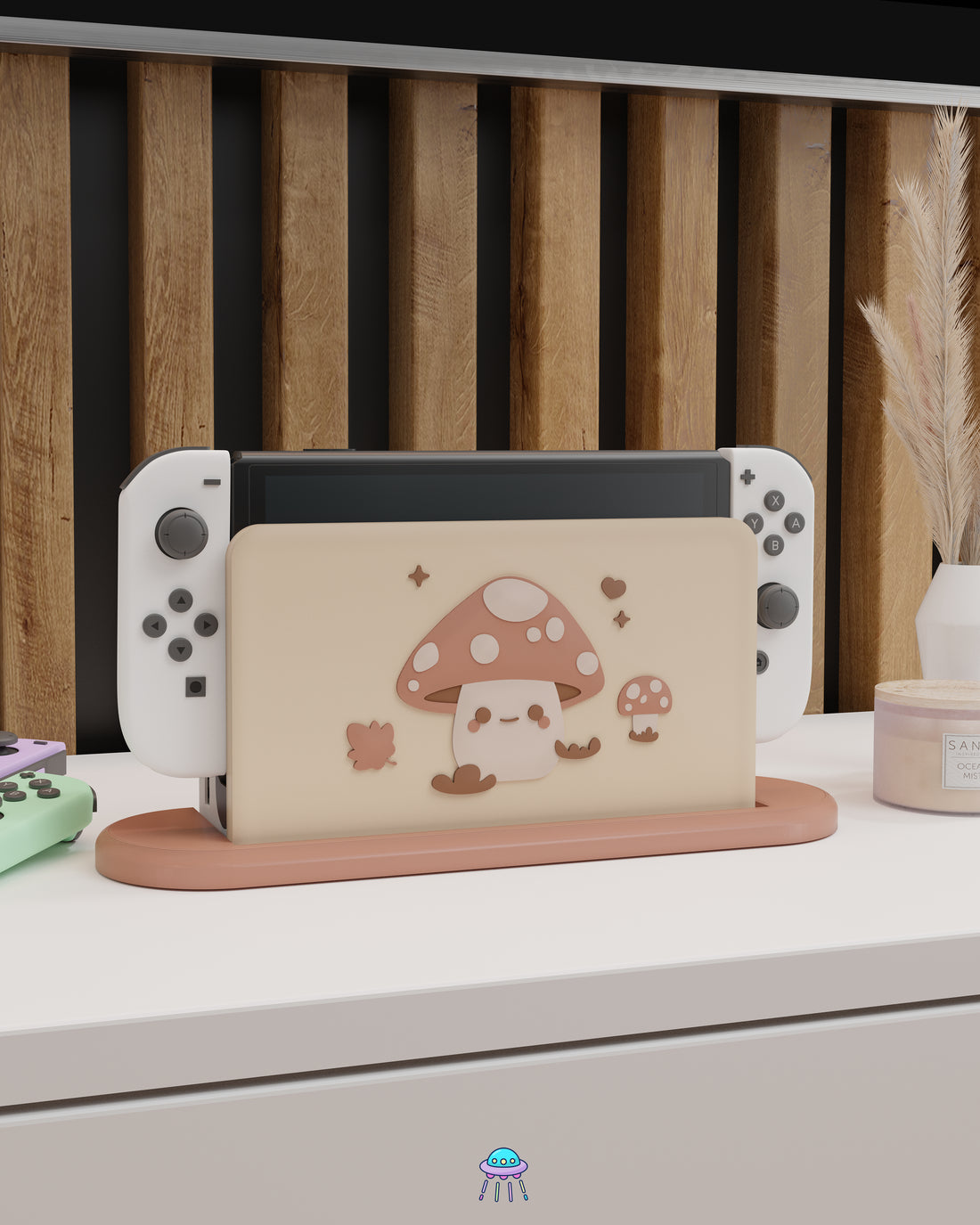 Little Toadstool Cover for Nintendo Switch – Original Faceplate Design