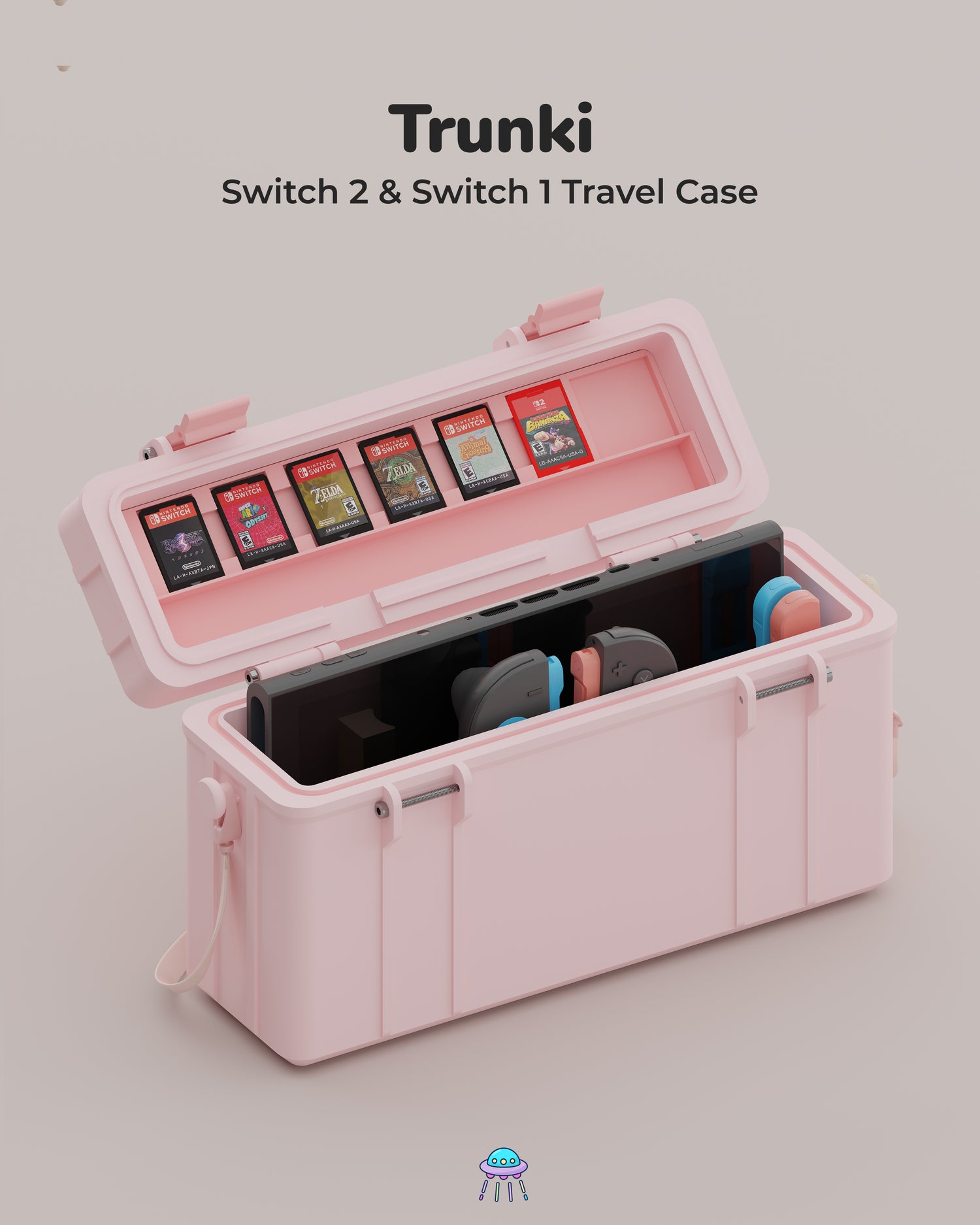 Trunki - Nintendo Switch 2 &amp; Switch 1 Carrying Case With Storage