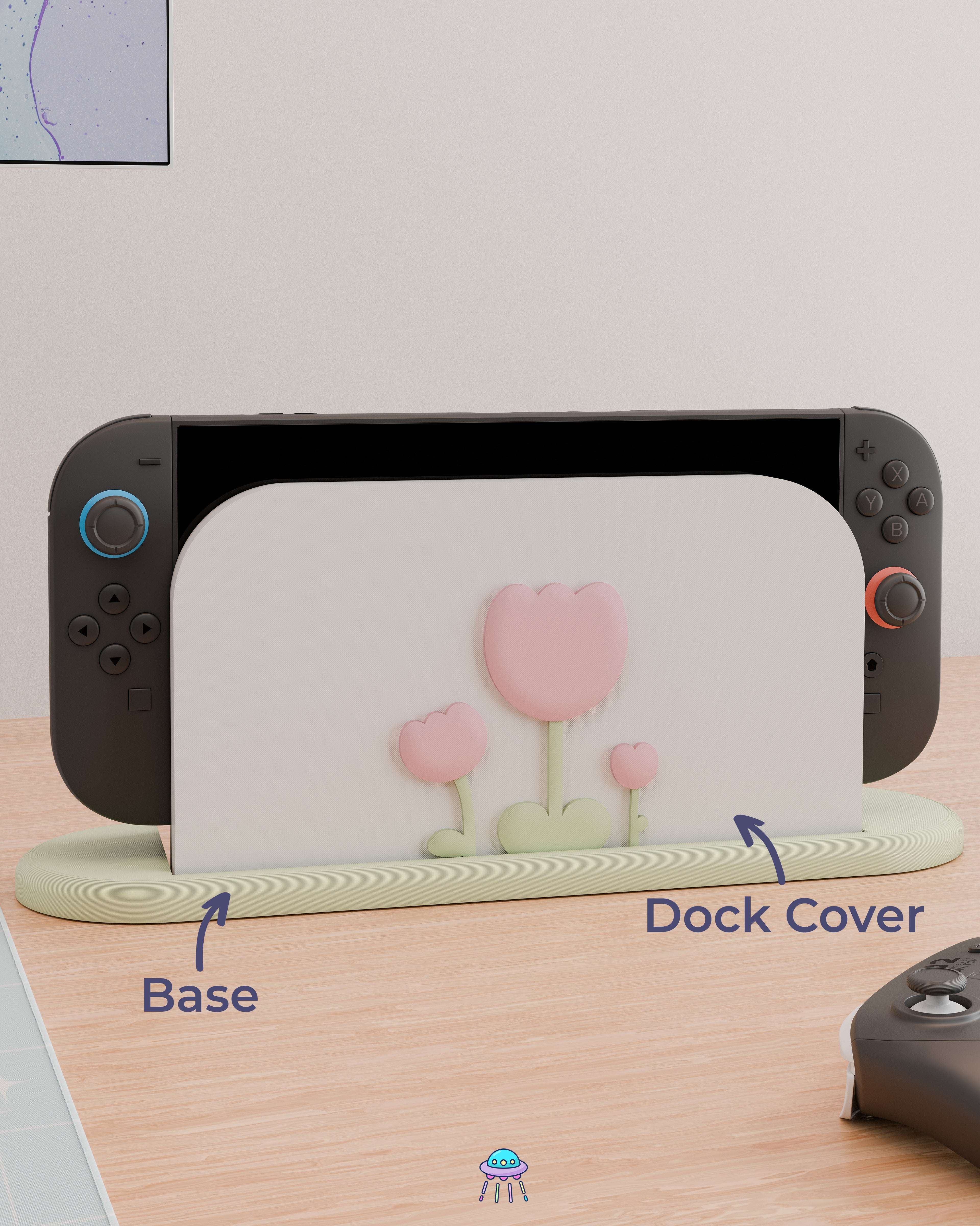 Tulip Dock Cover for Nintendo Switch 2 – Original Faceplate Design
