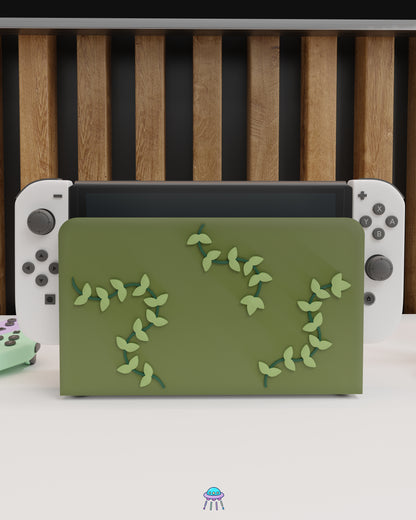 Vines Dock Cover for Nintendo Switch – Original Faceplate Design