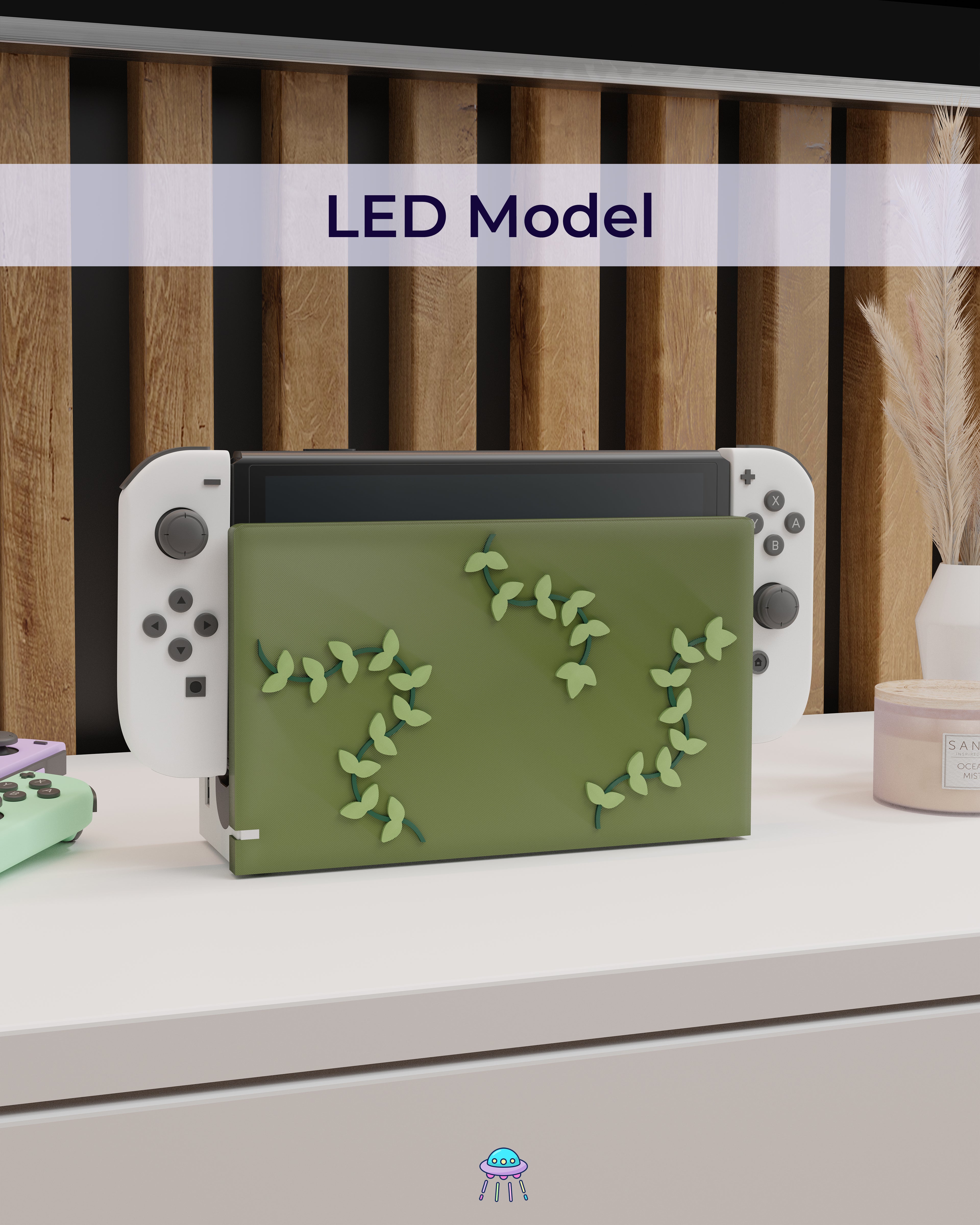 Vines Dock Cover for Nintendo Switch – Original Faceplate Design