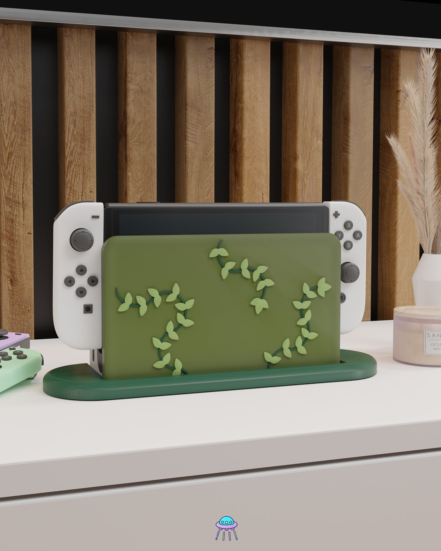 Vines Dock Cover for Nintendo Switch – Original Faceplate Design