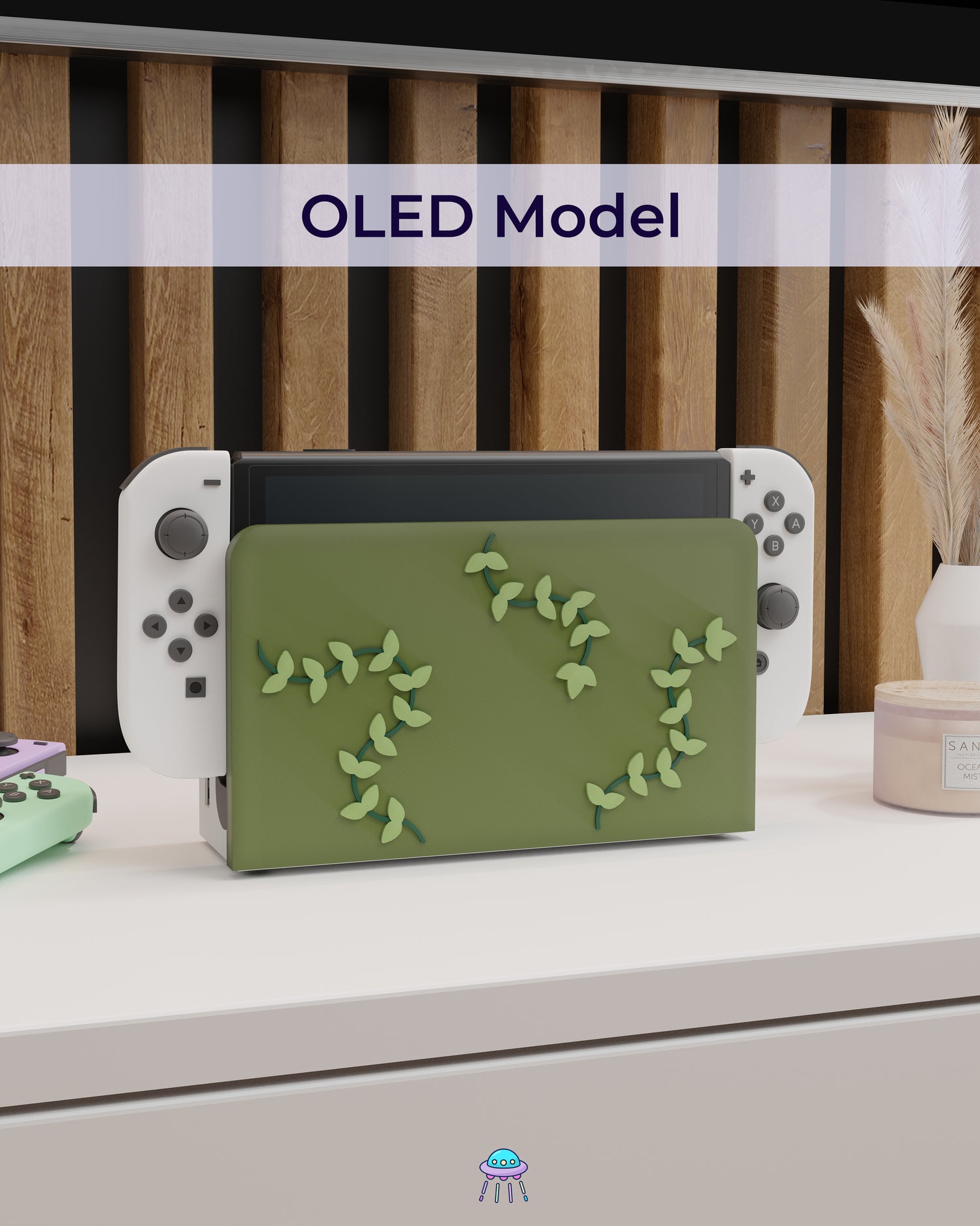 Vines Dock Cover for Nintendo Switch – Original Faceplate Design