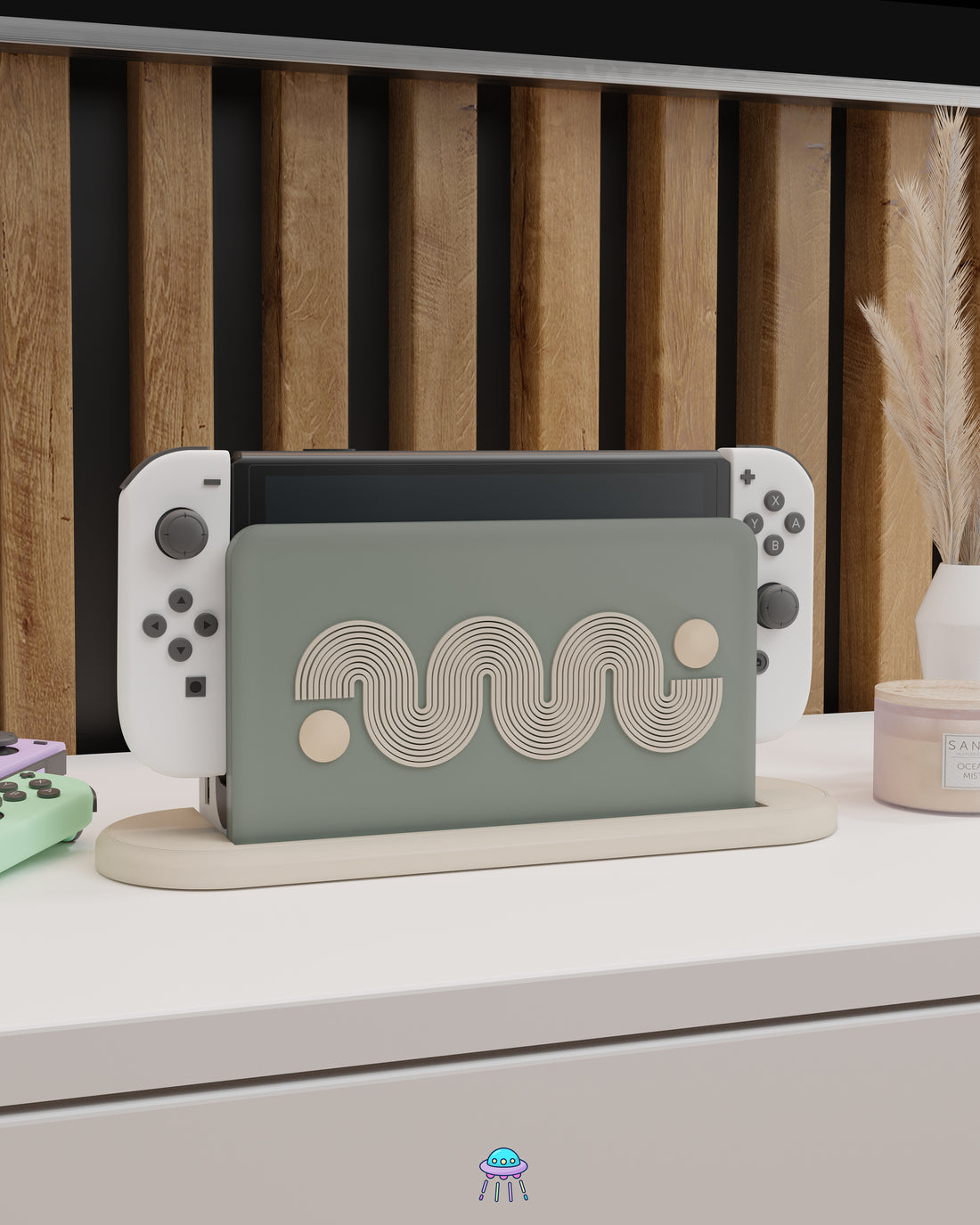 Wave Cover for Nintendo Switch – Original Faceplate Design