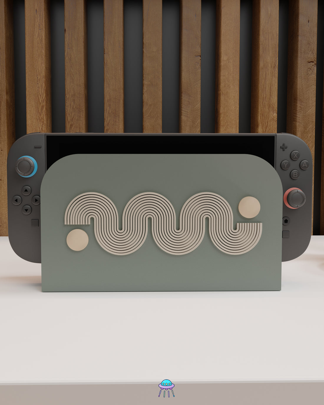 Wave Dock Cover for Nintendo Switch 2 – Original Faceplate Design