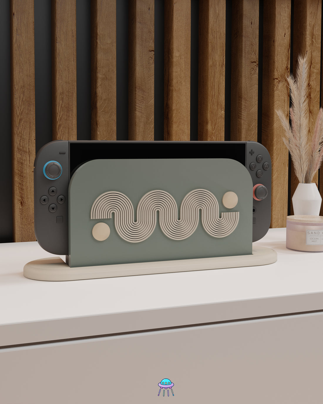 Wave Dock Cover for Nintendo Switch 2 – Original Faceplate Design