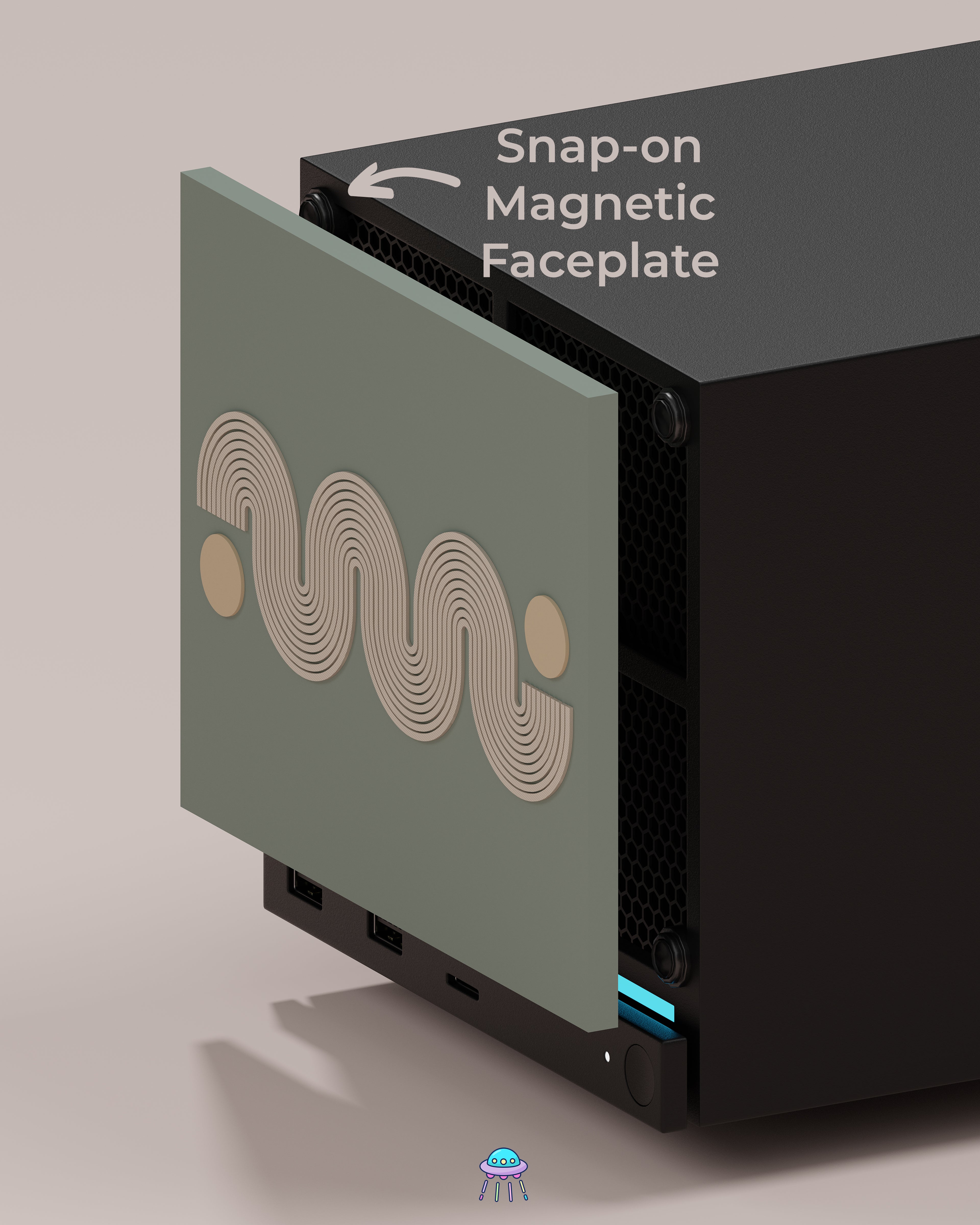 Wave Valve Steam Machine Faceplate / Face Cover - In Stock