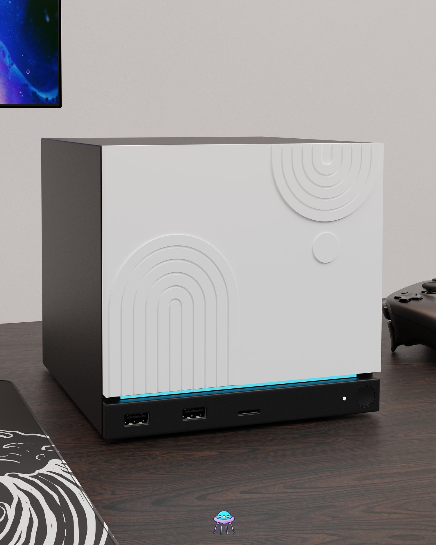 Abstract Valve Steam Machine Faceplate / Face Cover - In Stock