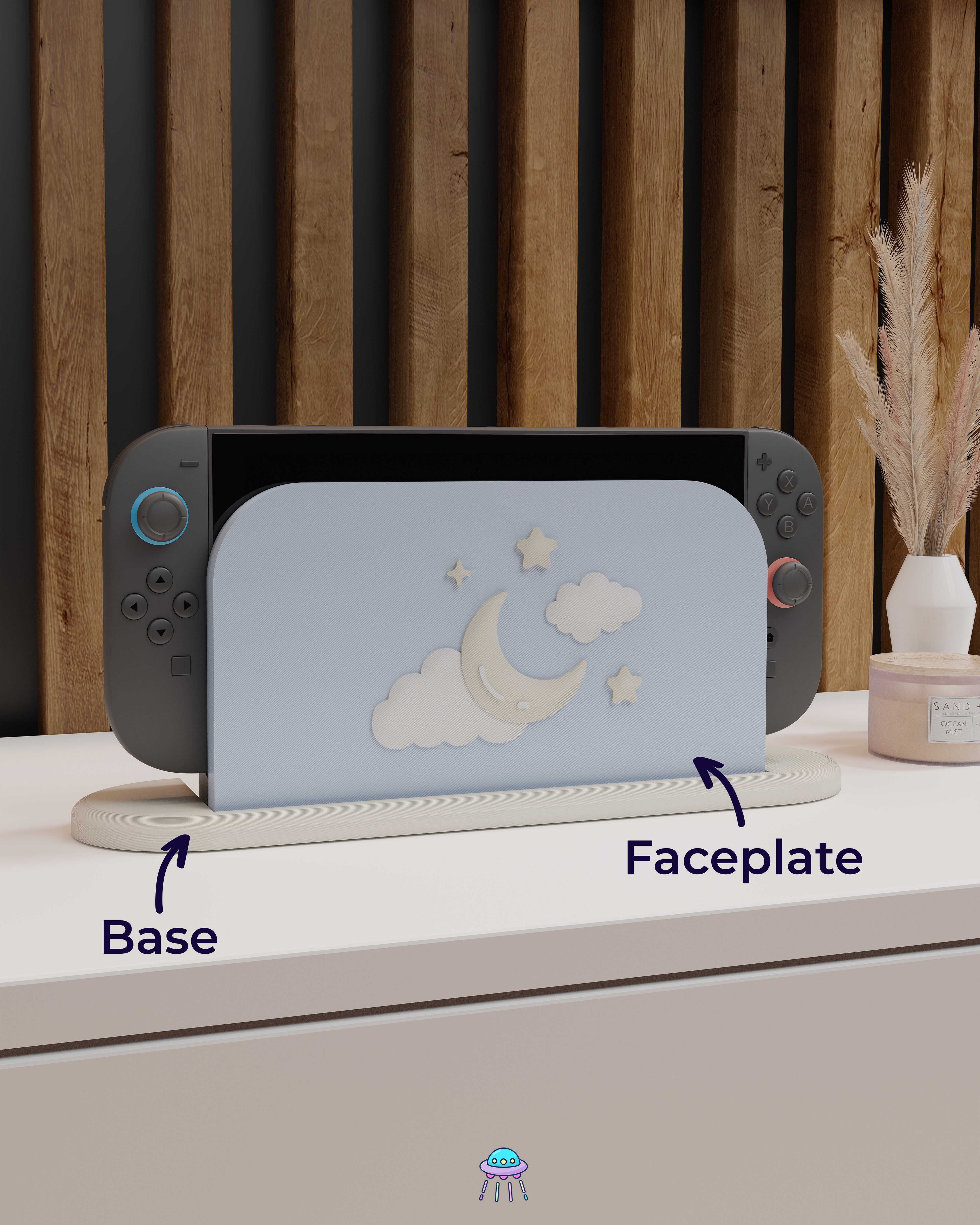 Winter Dreams Cover for Nintendo Switch 2 – Original Faceplate Design