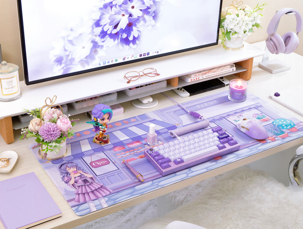 'Cookie Girl - Paris' Deskmat - CookieCurls x Personal Loot