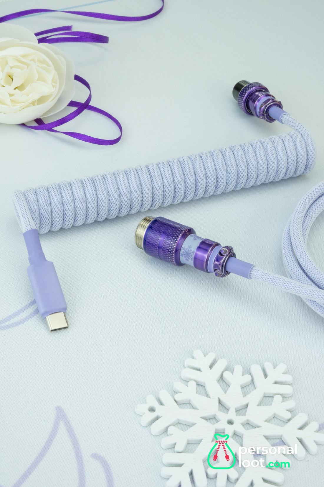 Frost Witch Themed Keyboard Cable