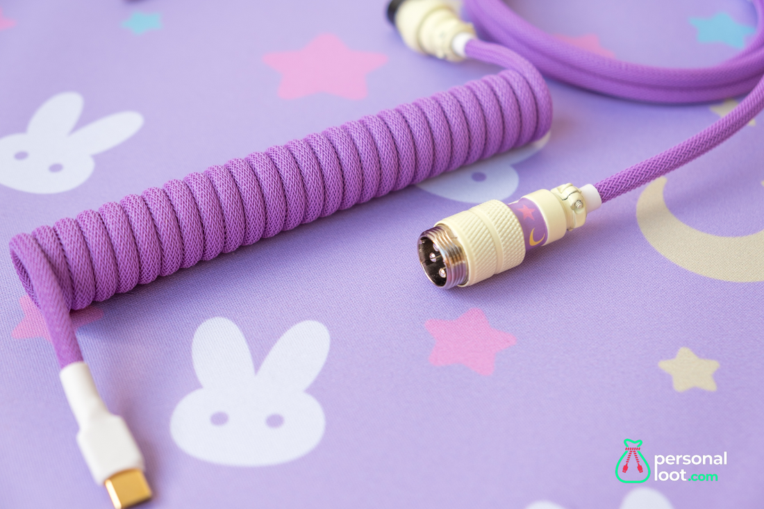 Moon Bunny Keyboard Cable