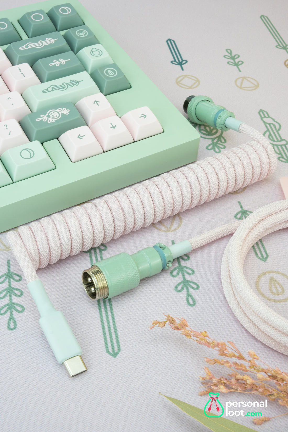 Witch Girl Themed Keyboard Cable